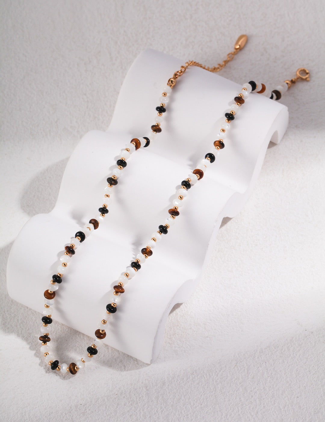 Tiger-eye Pearl Necklace