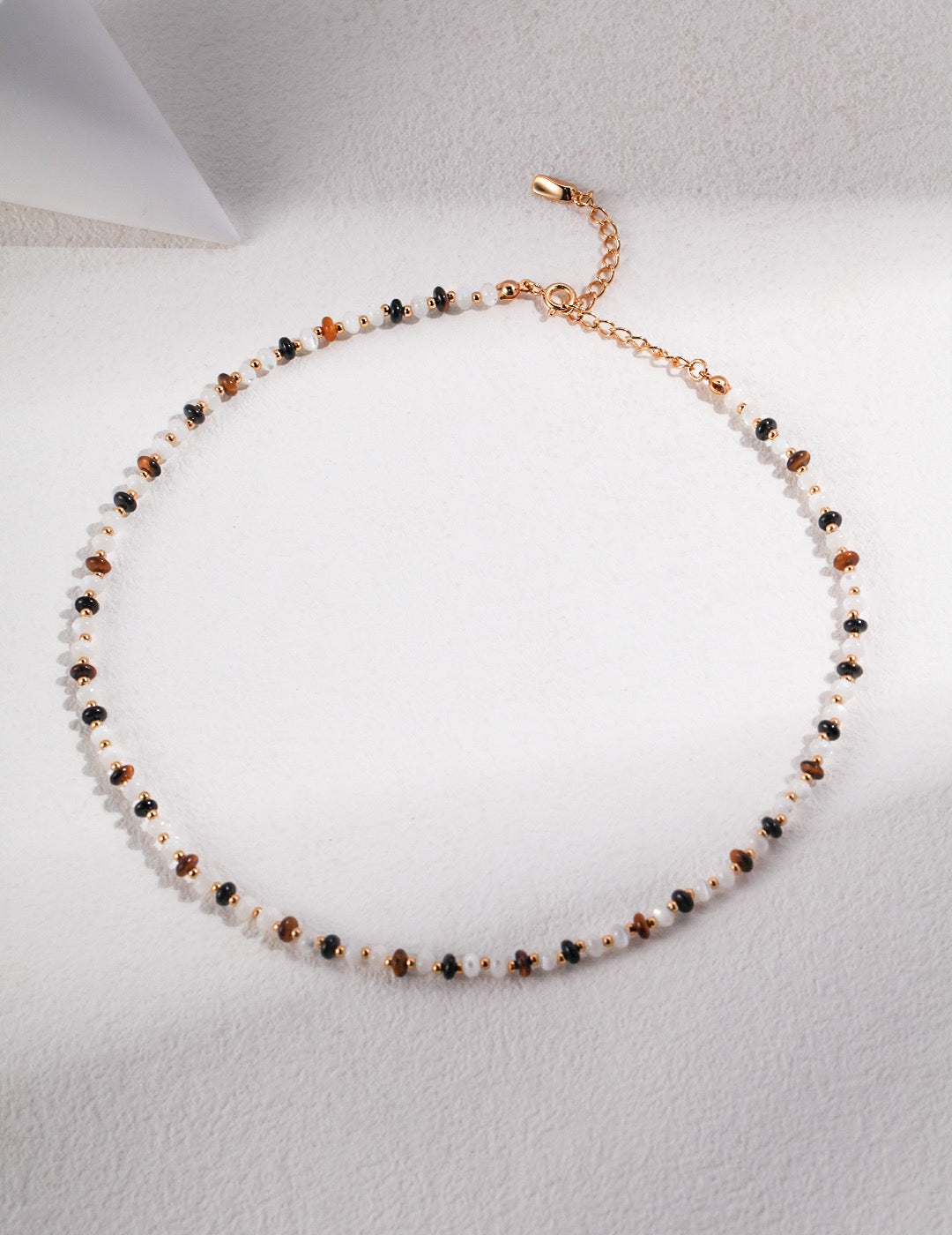 Tiger-eye Pearl Necklace